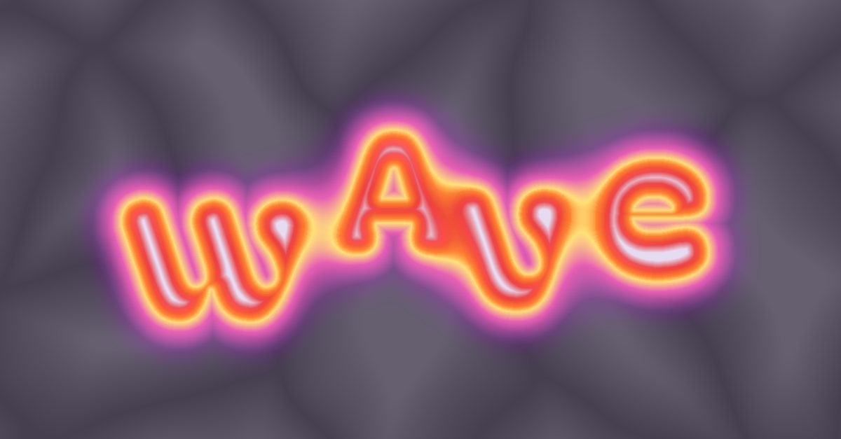 LinkedIn post format: wAve set in one line with the A lifted above the others